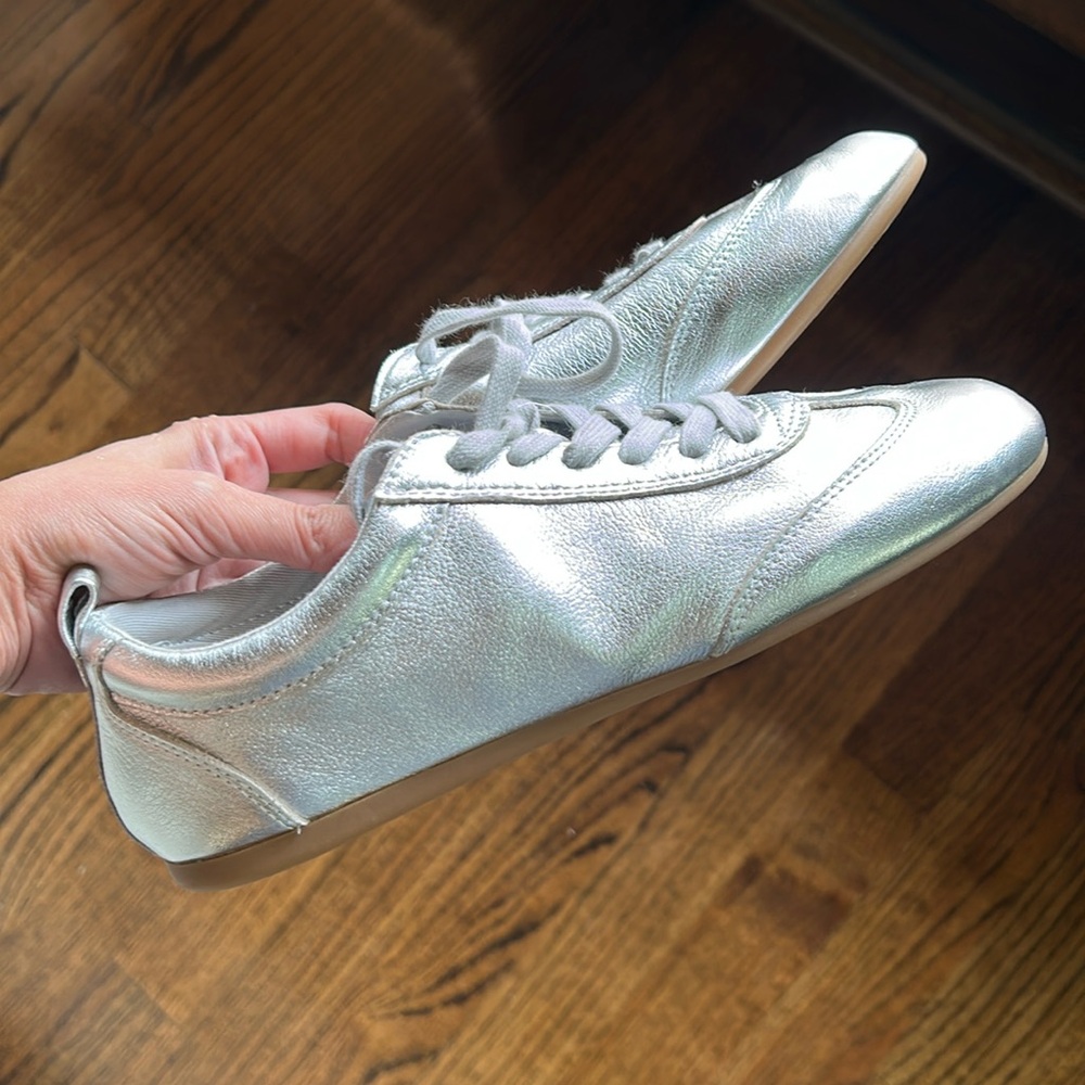 Aldo Silver Sneakers